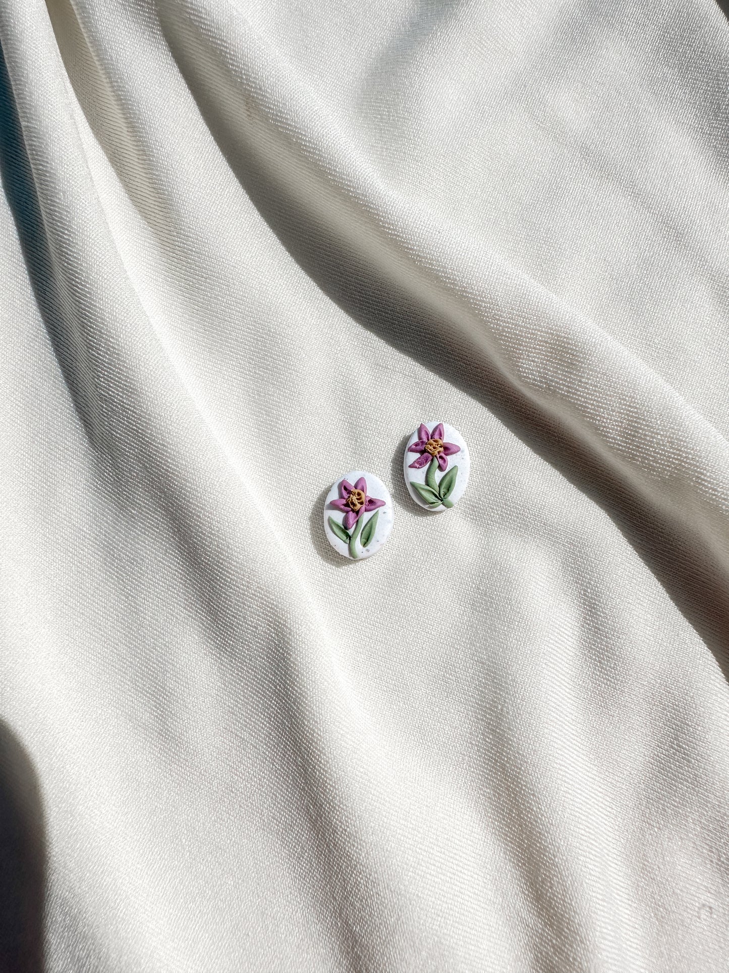 Birth Flower Studs | birth flower collection