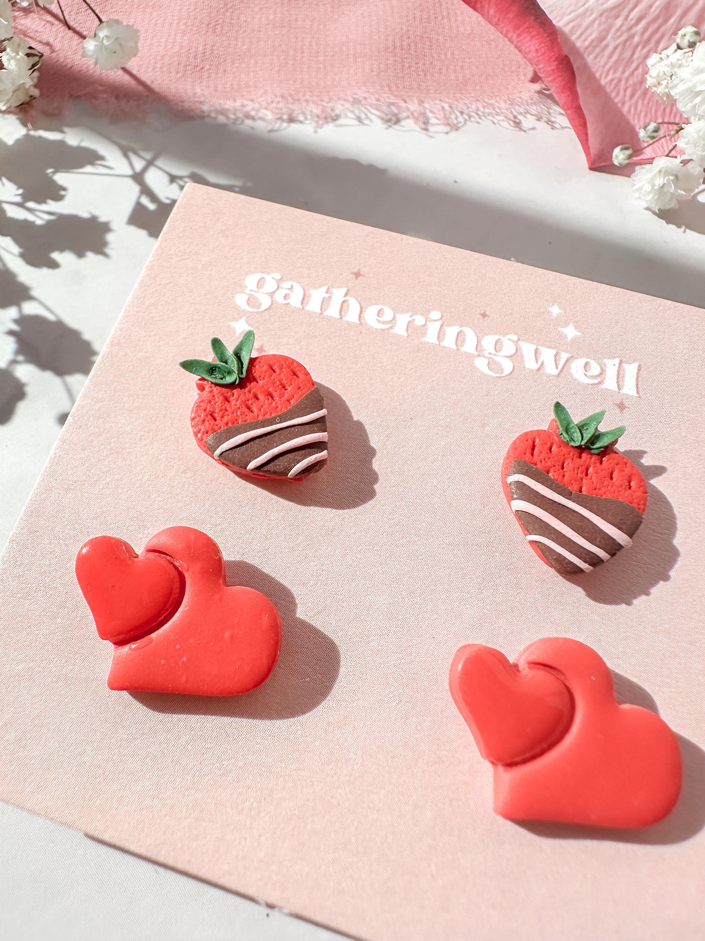 Strawberry Stud Pack | Be Mine, Valentine