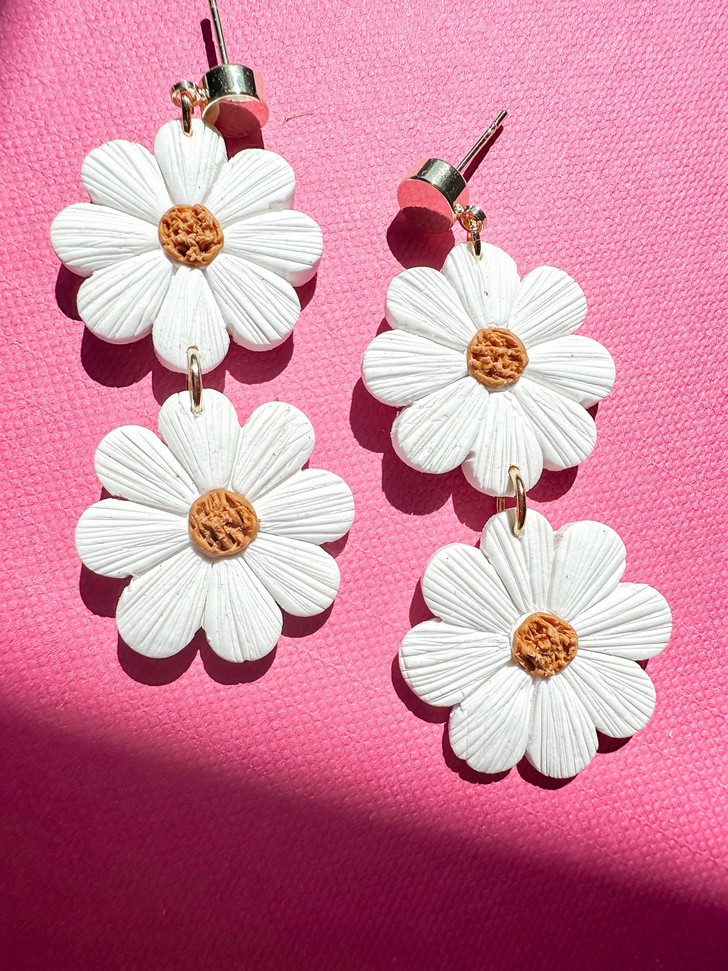 Textured Daisy earrings | Spring Vintage Inspired Collection