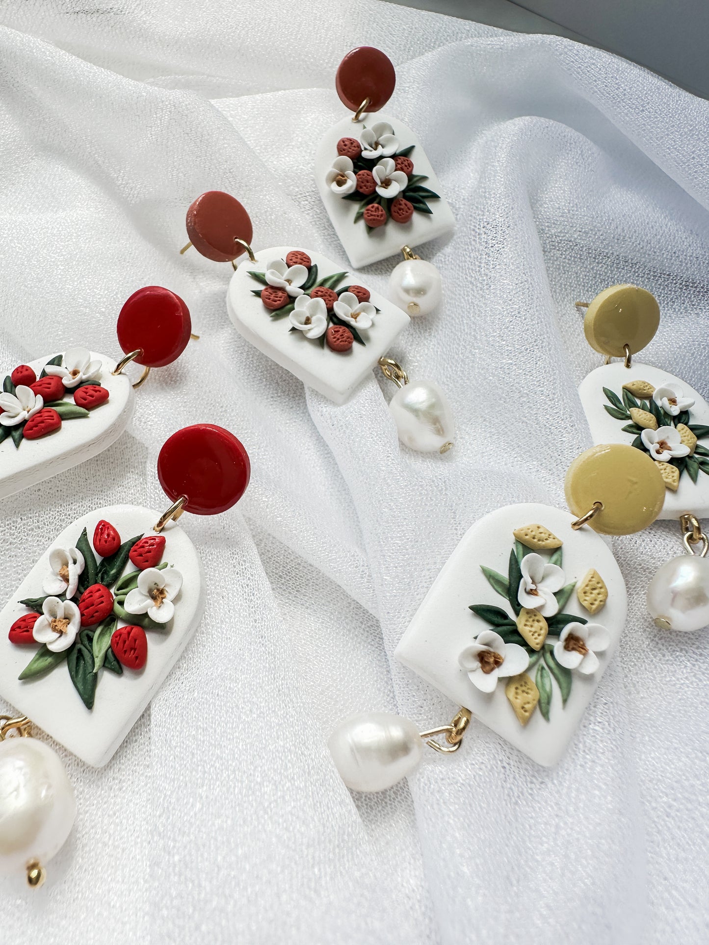 Fruity Pearl Earrings | Fruit Salad Collection