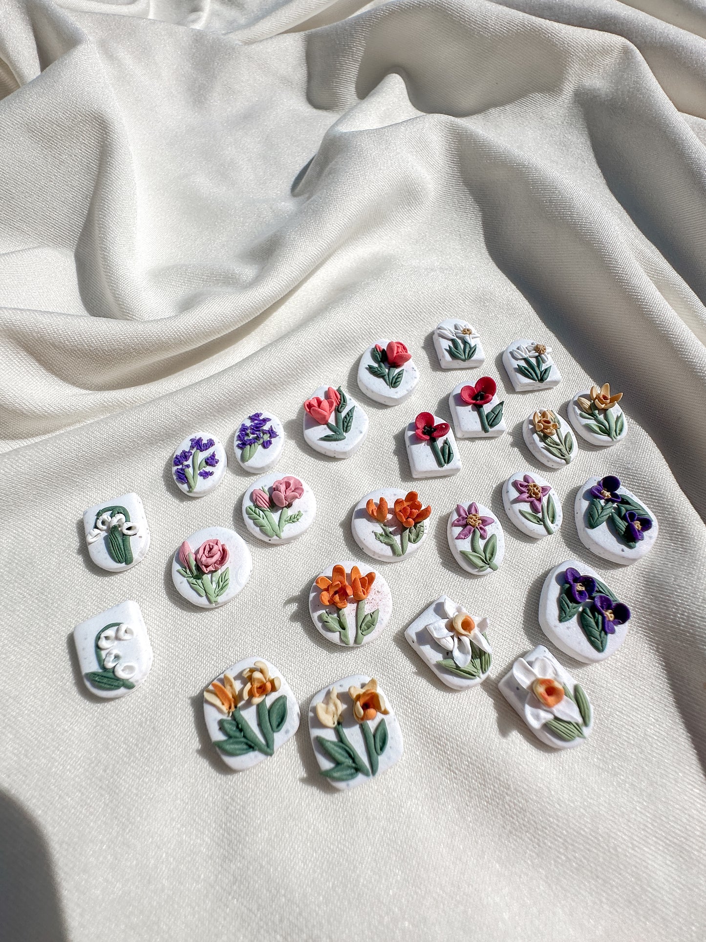 Birth Flower Studs | birth flower collection