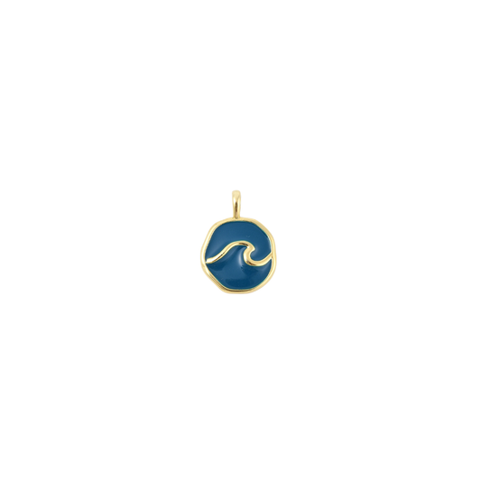 Gold Wave Vibes Charm | Charm Collection