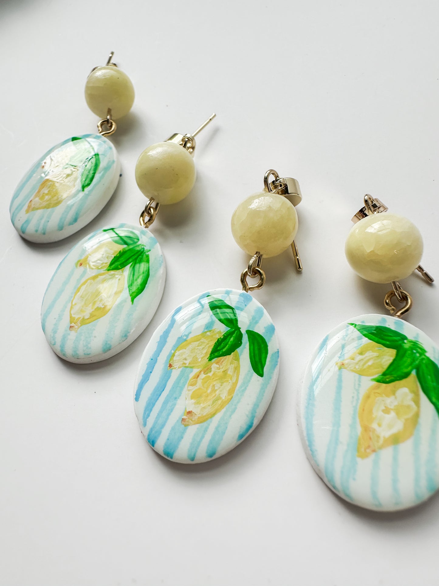 Hand Painted Lemons | Coastal Collection