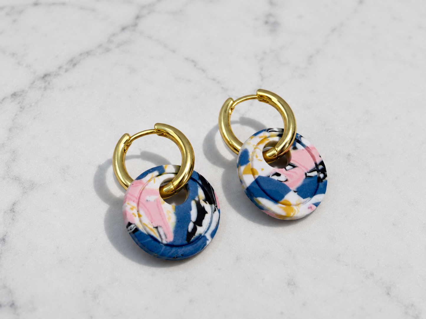 Abstract Print Charms | Earring Charm Bar | charms ONLY *hoops not included*