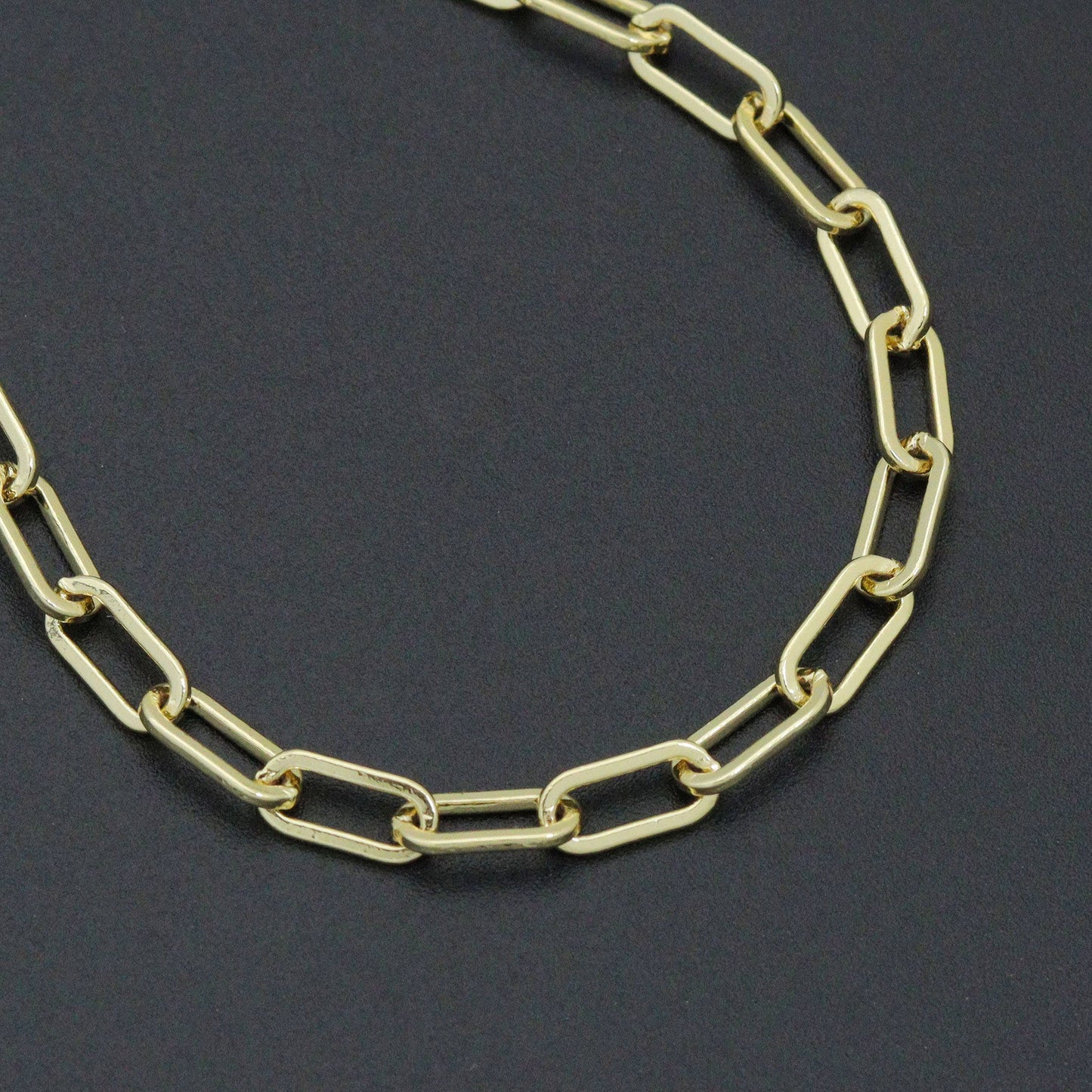 Bracelet| Small Link Paperclip Bracelet, *Chain only