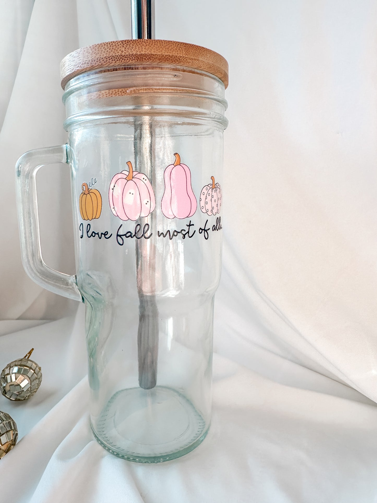 Fall | 24 oz Iced Coffee Glass