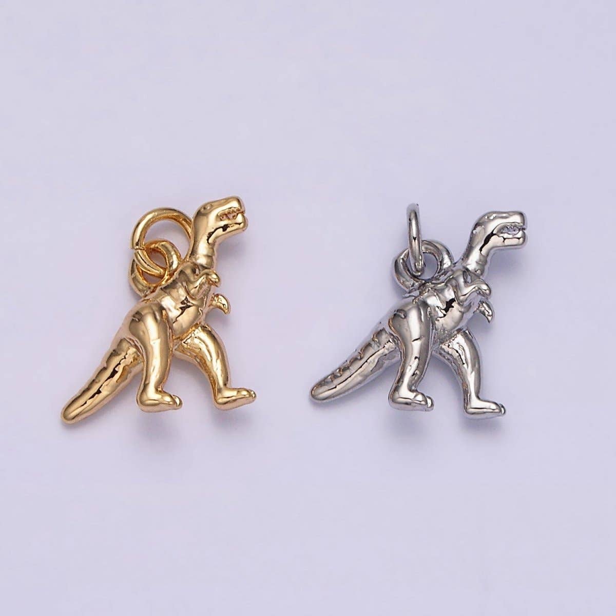 16K Gold Filled Mini T-Rex Dinosaurs | CHARM ONLY