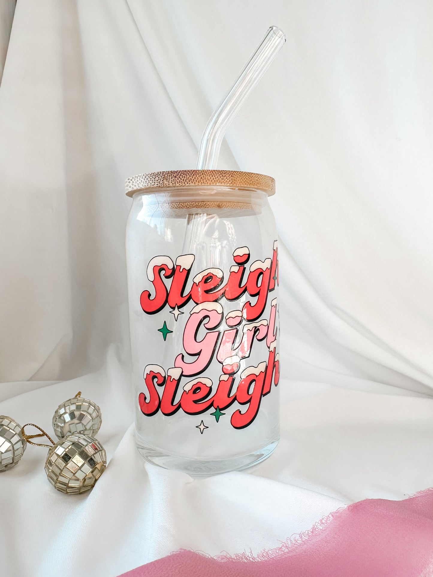 Mystery Holiday Glass | Black Friday | Iced Coffee Glass