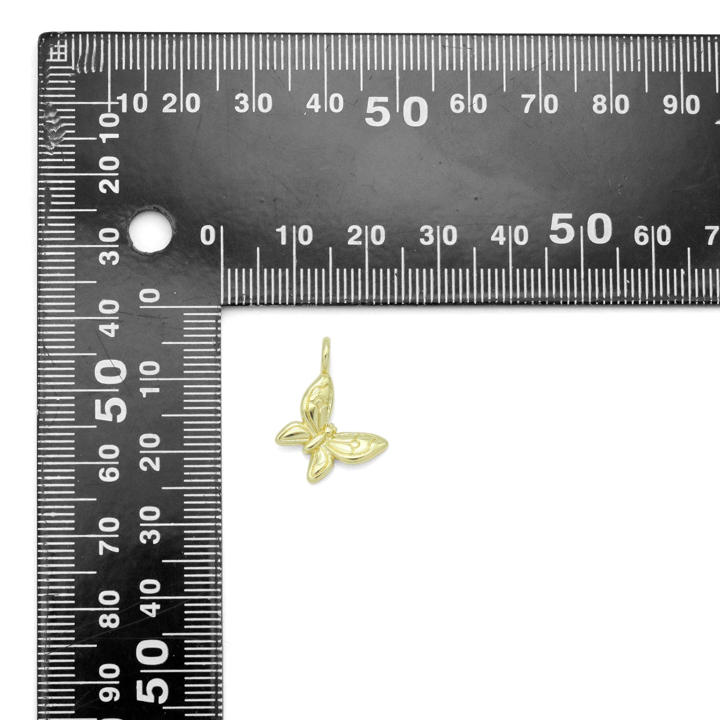 Gold Butterfly Charm *charm only