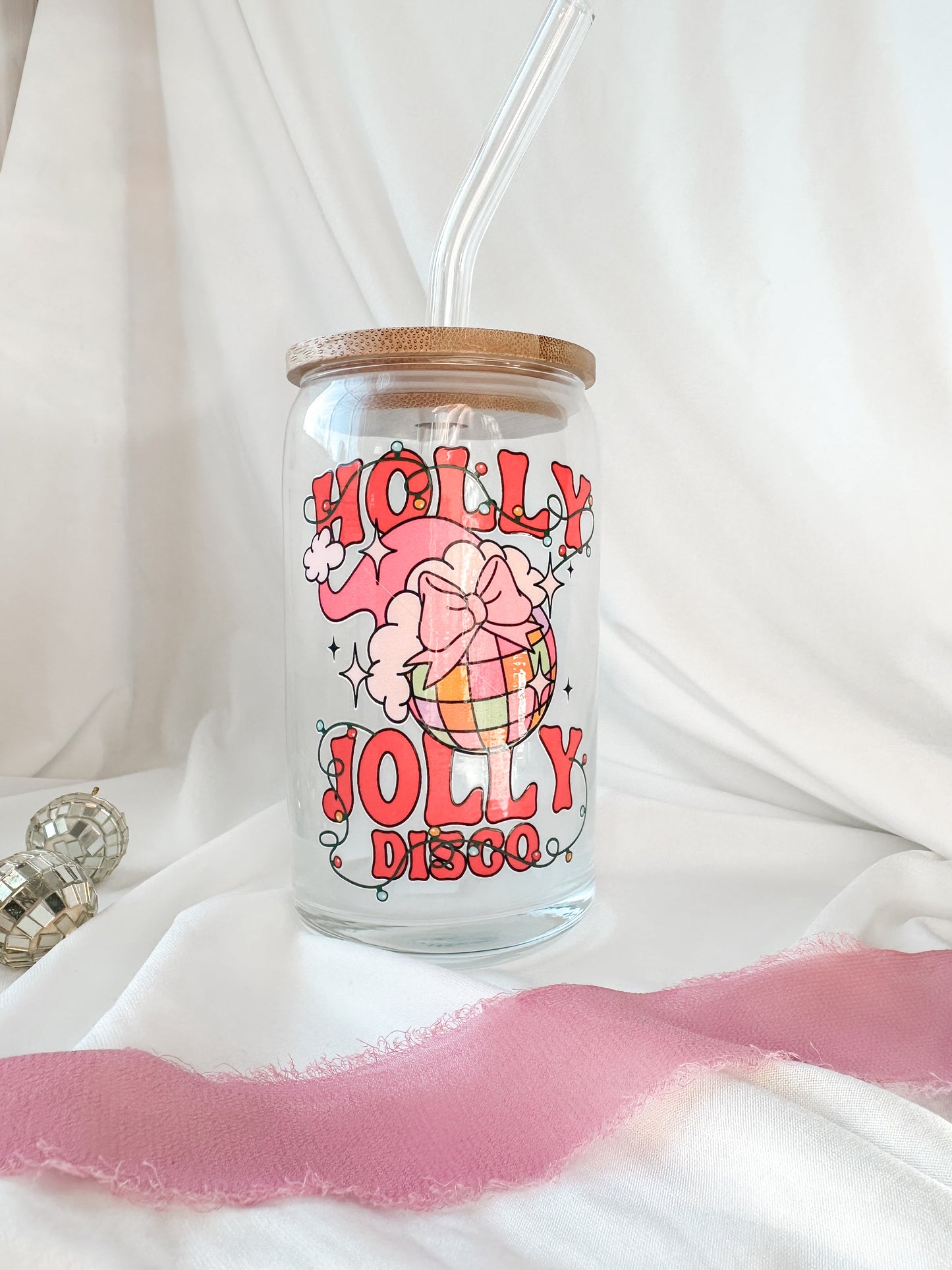 Mystery Holiday Glass | Black Friday | Iced Coffee Glass