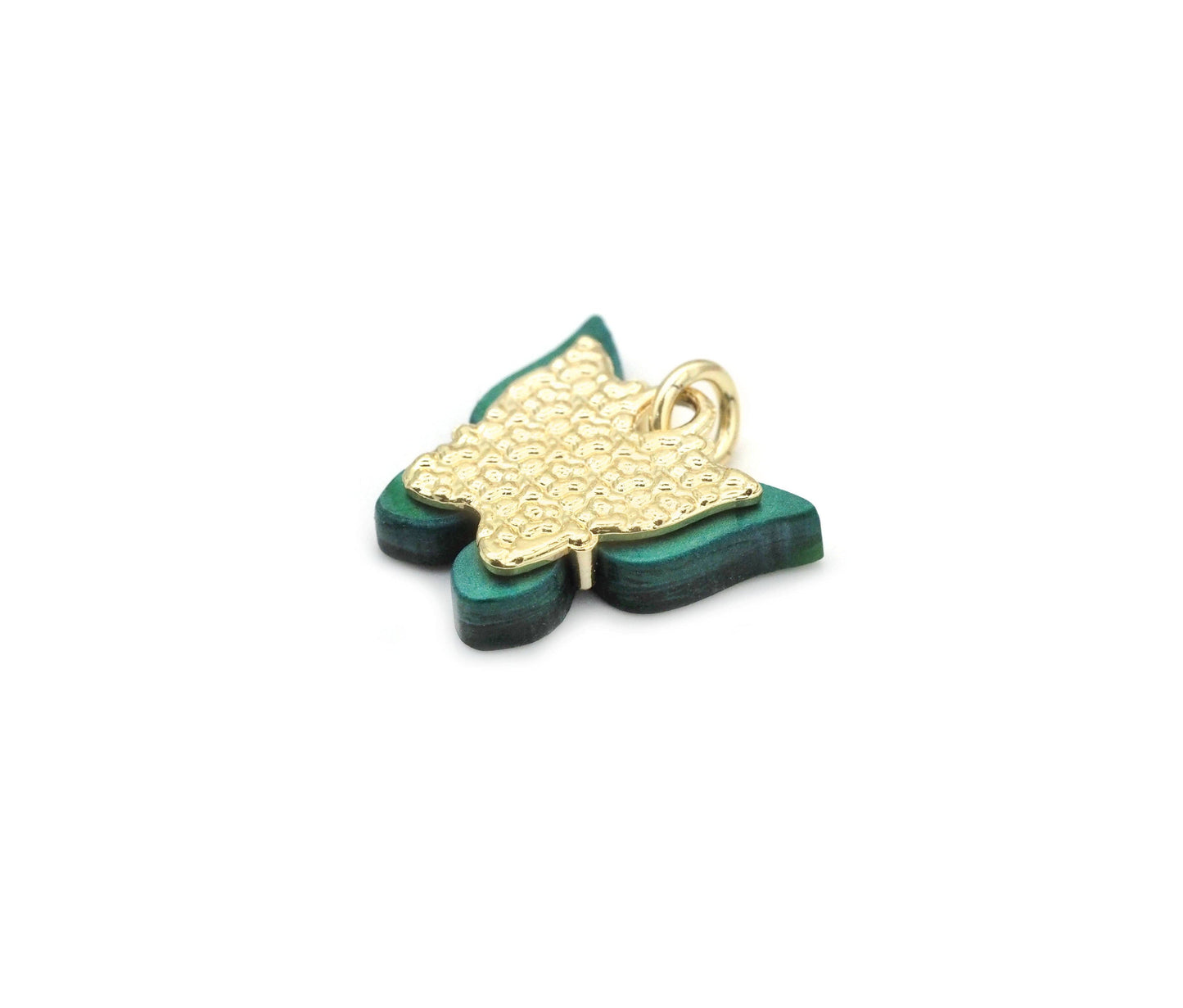 Light Pink Butterfly Colorful Charm, *charm only