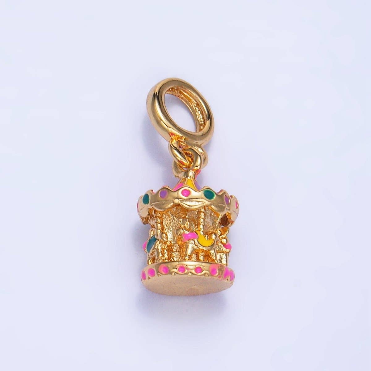 24K Gold Filled Carousel Carnival Charm | CHARM ONLY