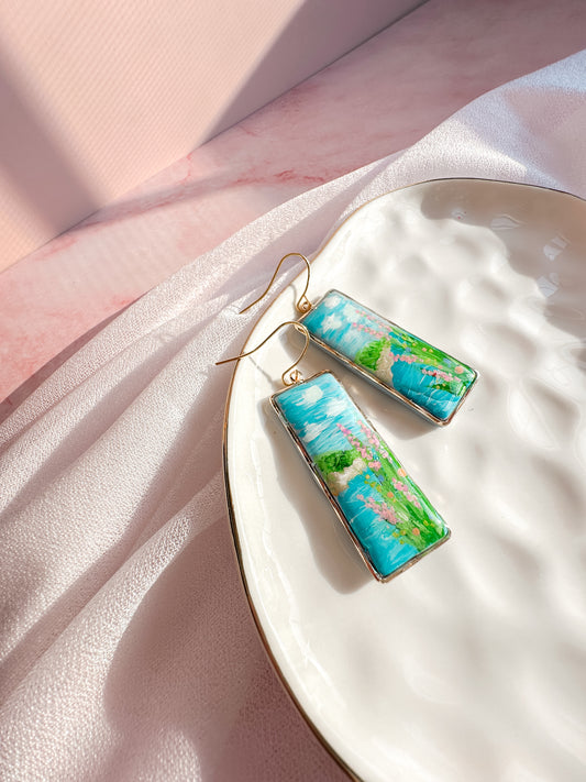 Monet Inspired Earrings | Spring Vintage Inspired Collection