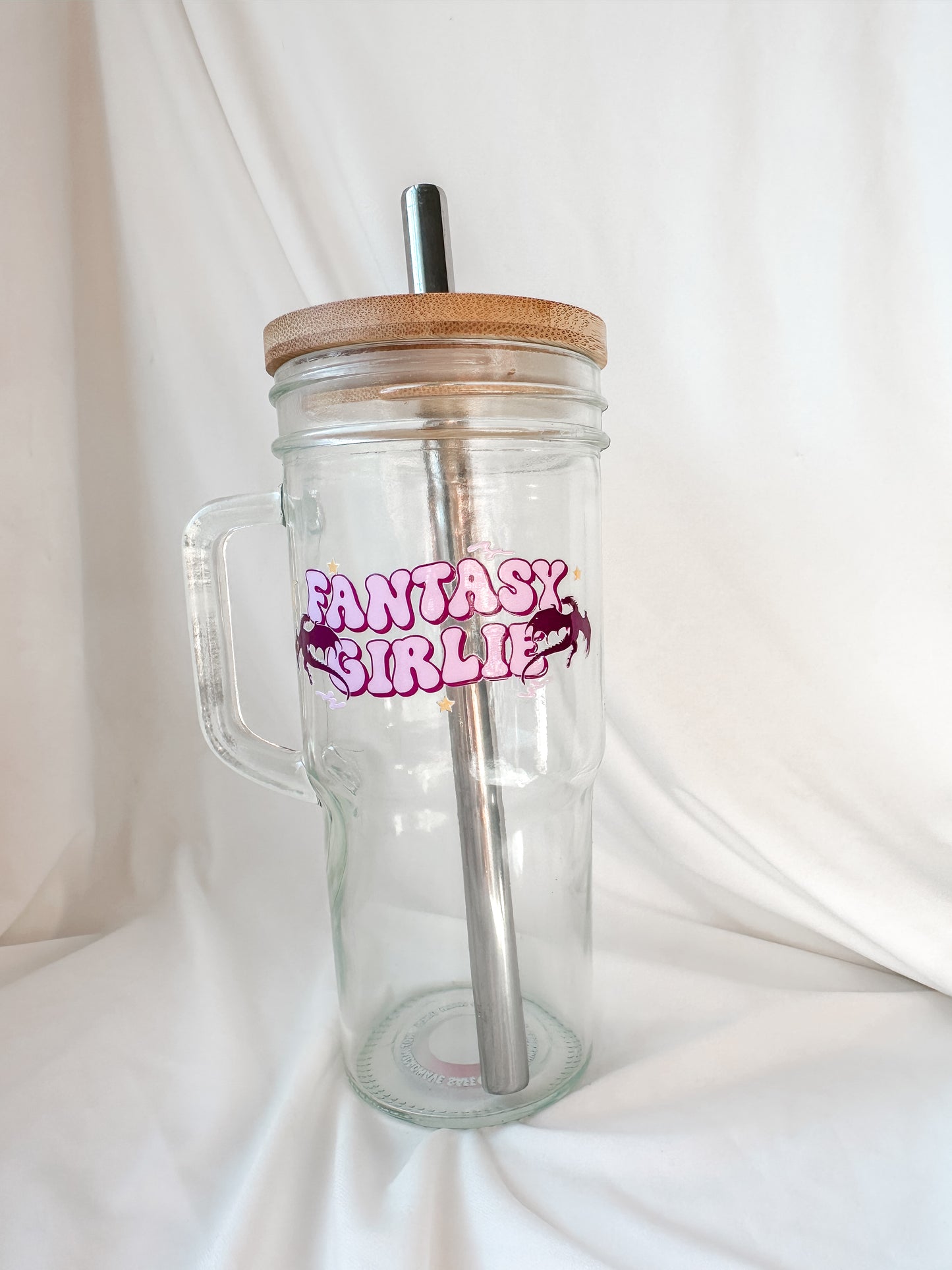 Fantasy Girl | 24 oz Iced Coffee Glass