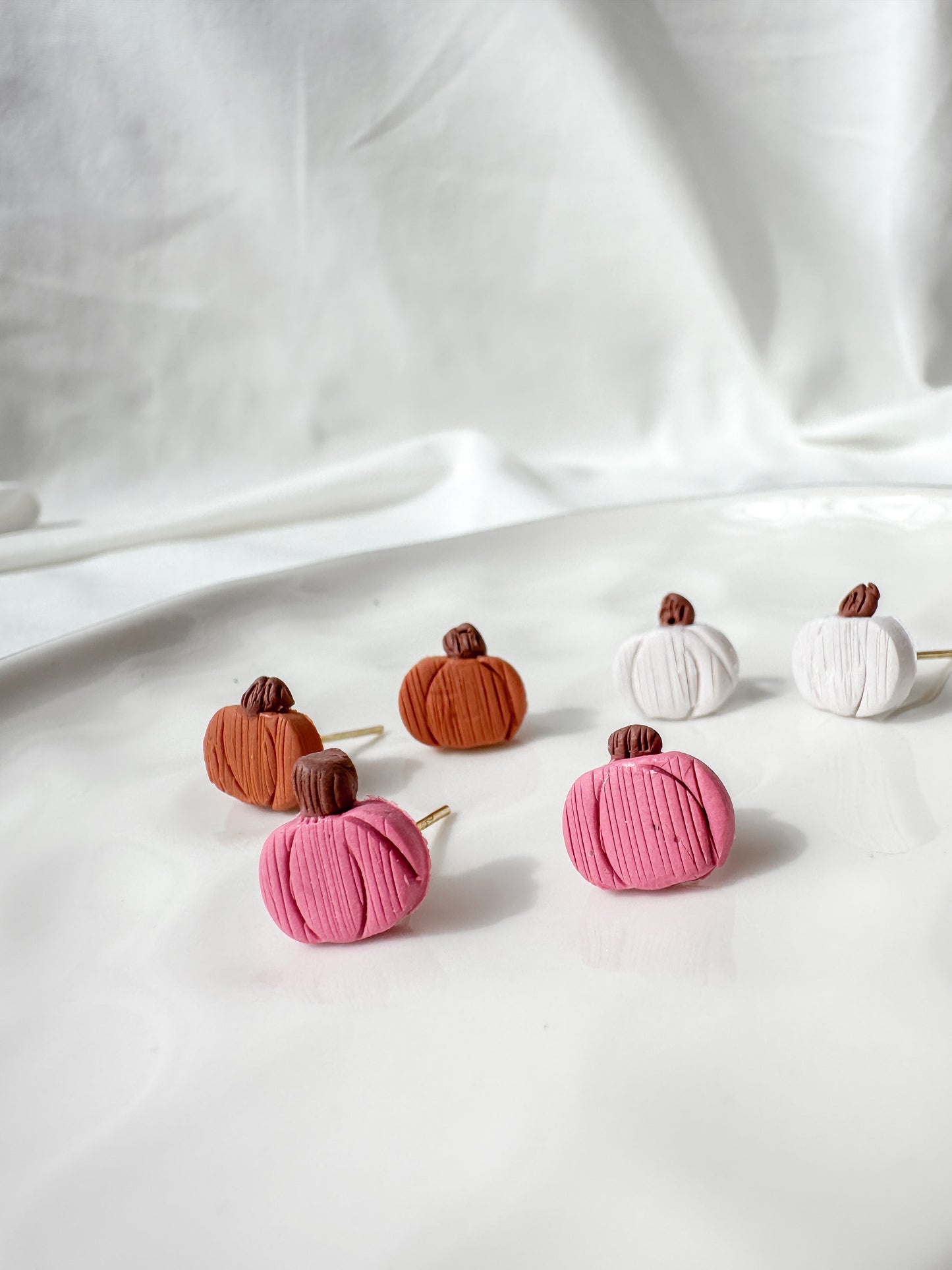 Mini Pumpkin Studs | fall collection