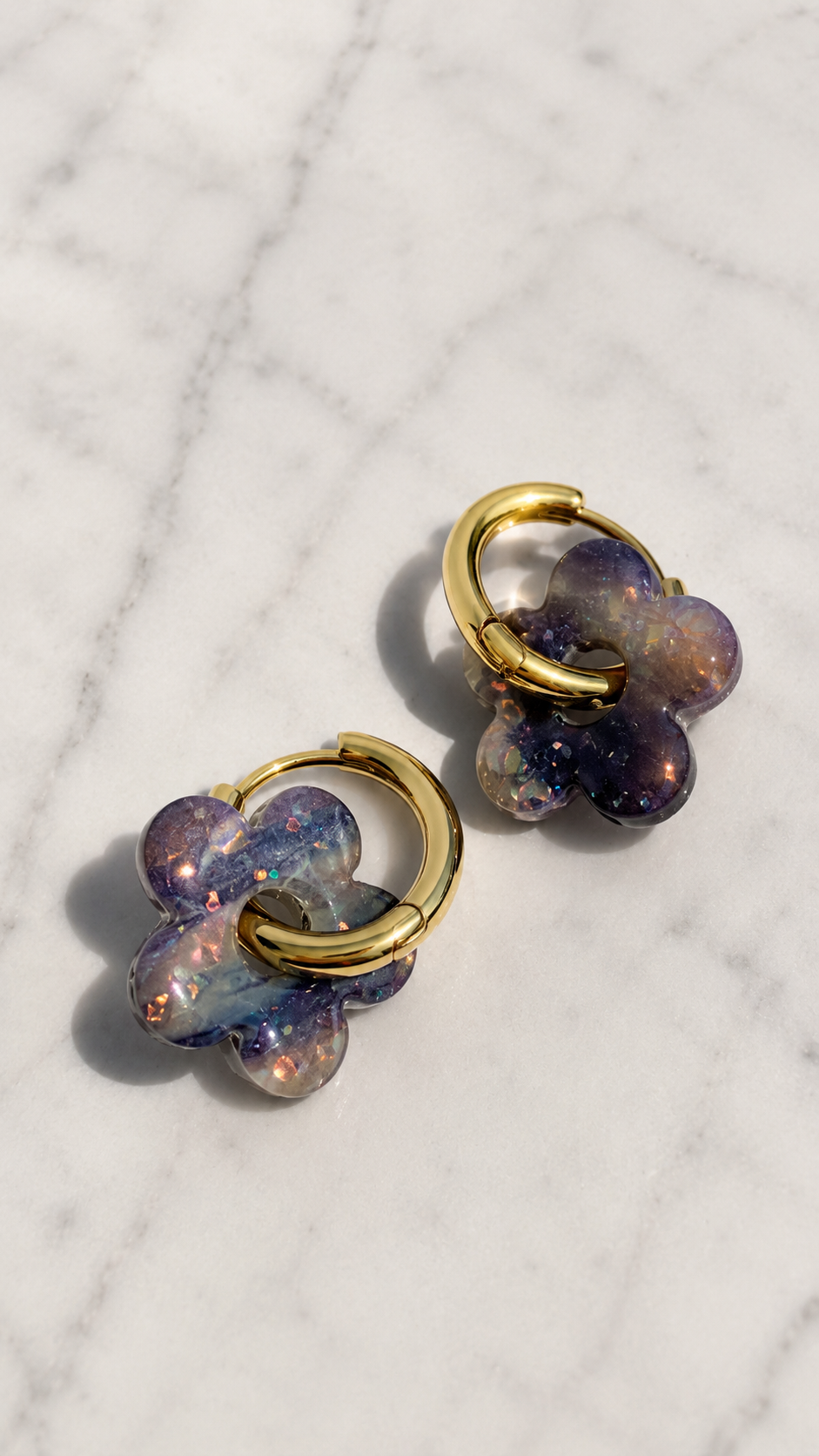 Tortoise shell Charms | Earring Charm Bar | charms ONLY *hoops not included*