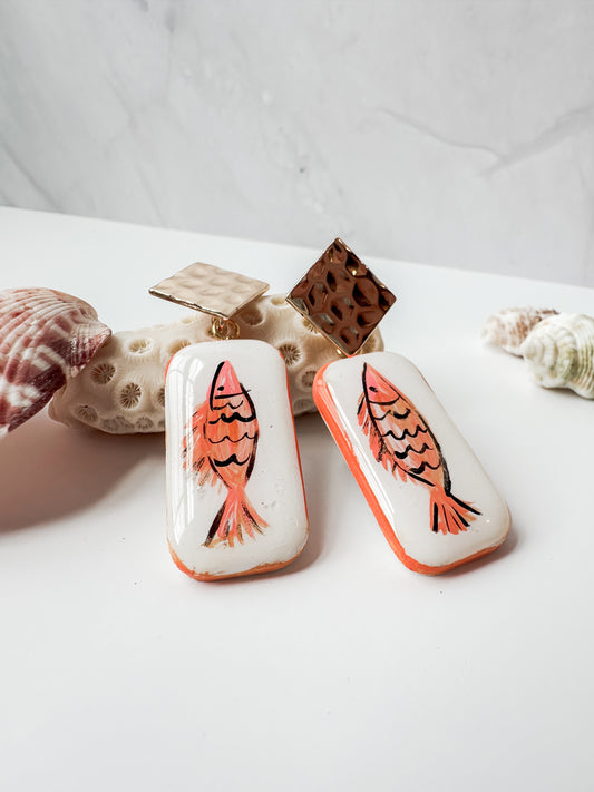 Hand Painted Fish | Coastal Collection