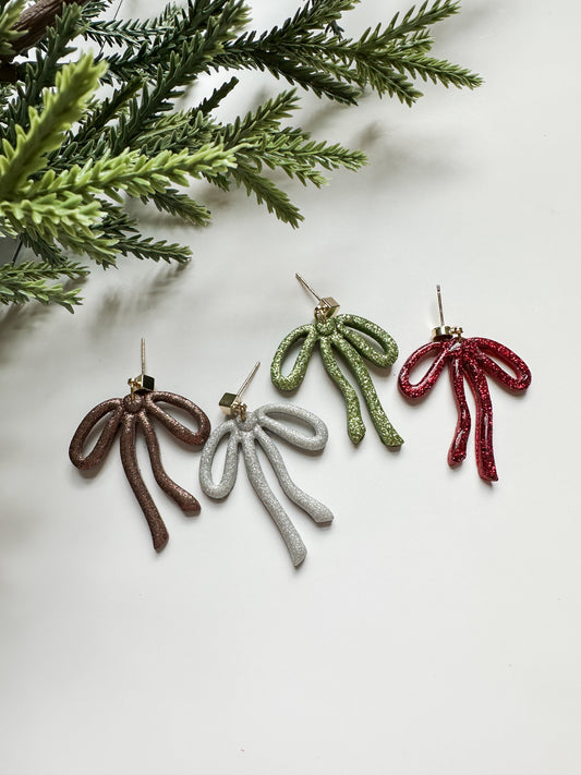 Glitter Bows| Holiday Collection