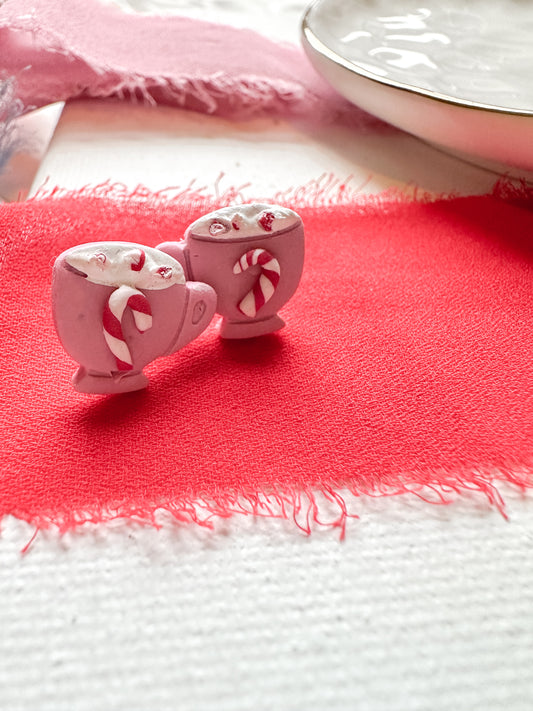 Peppermint Mocha STUDS | Holly Jolly Collection