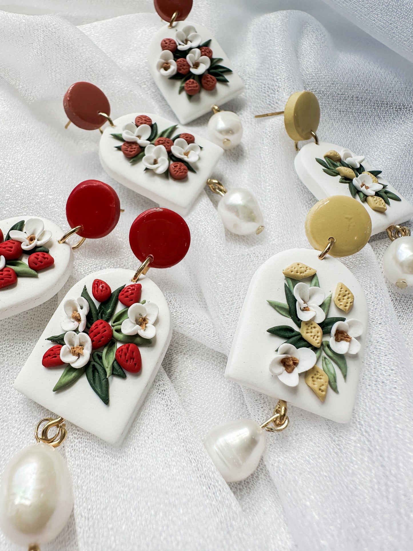 Fruity Pearl Earrings | Fruit Salad Collection