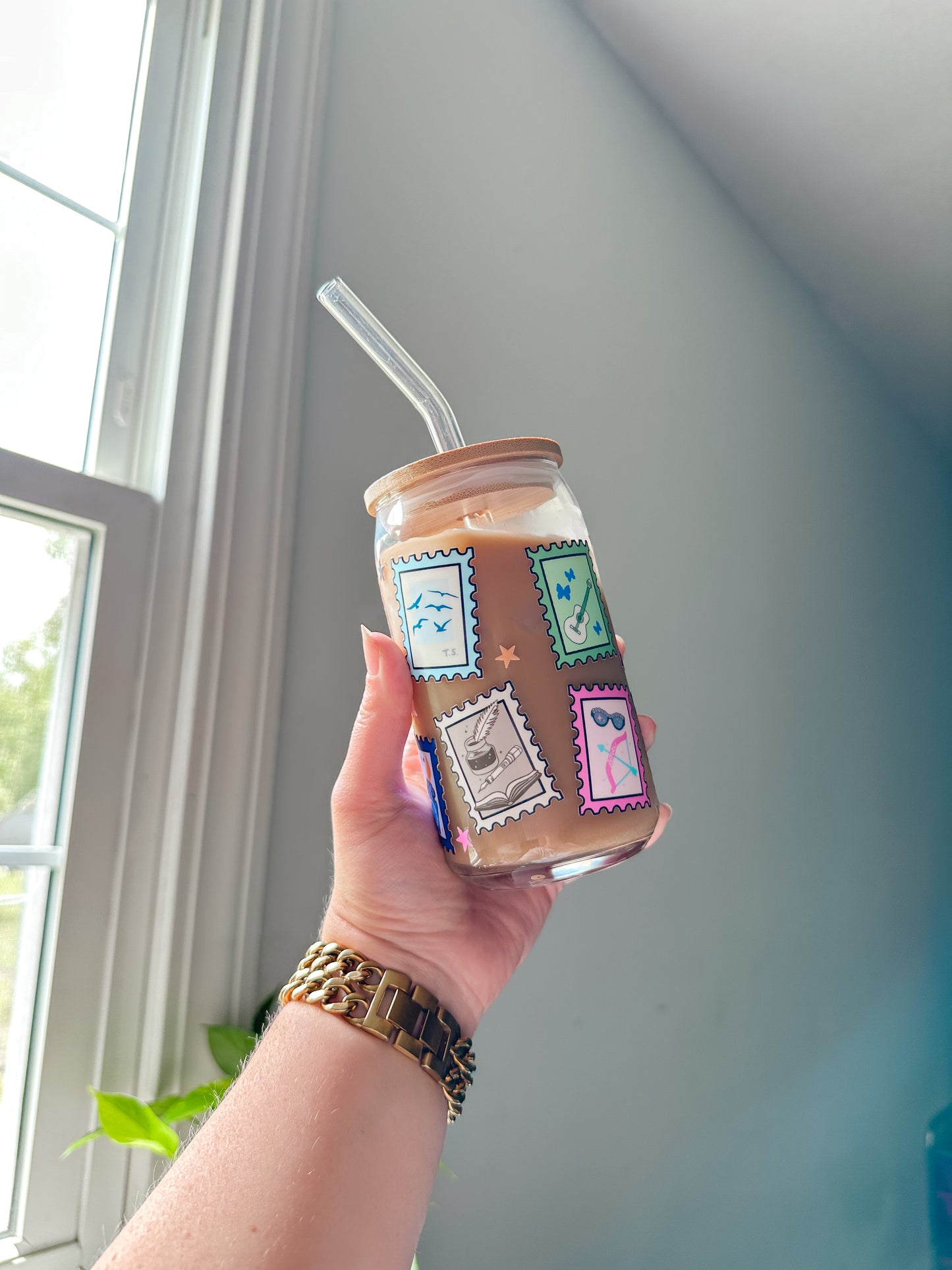 Eras Tour Stamp Collection | Iced Coffee Glass