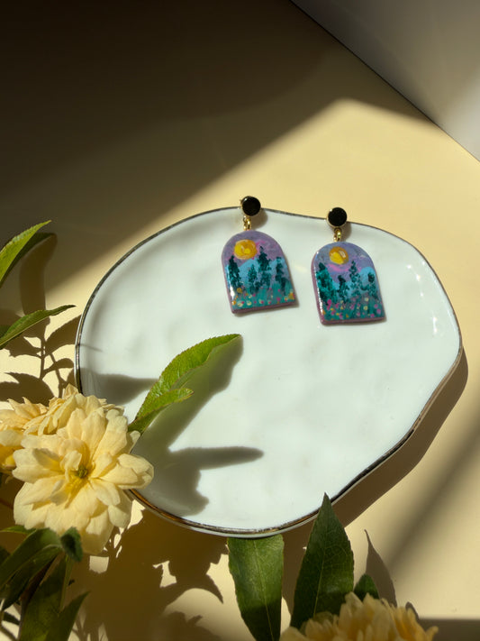 Mountain Summer | hand painted | Garden Party Collection