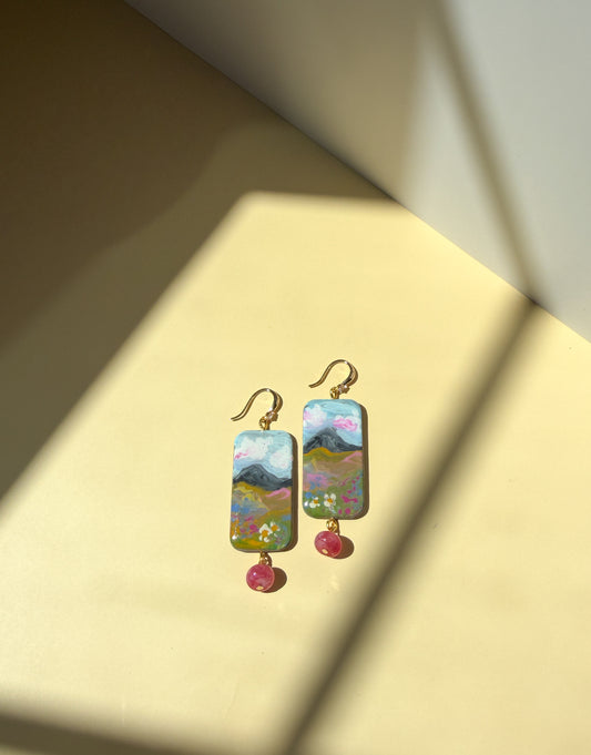 Spring Landscape | hand painted | Garden Party Collection