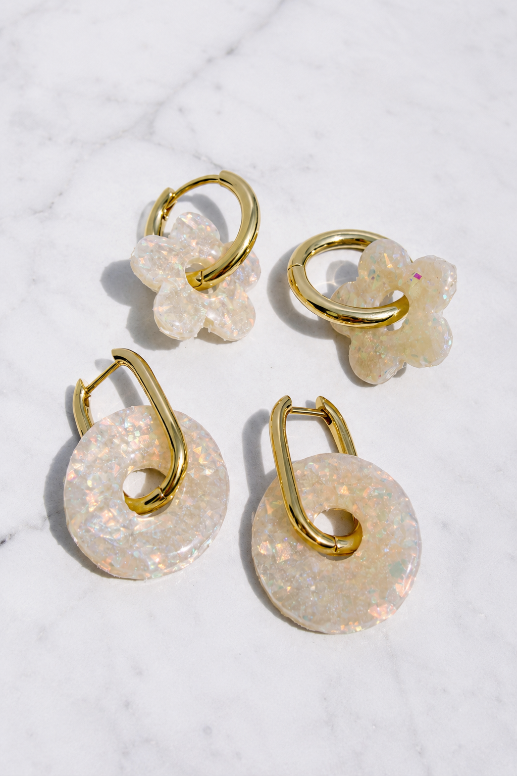 Opal Charms | Earring Charm Bar | charms ONLY *hoops not included*