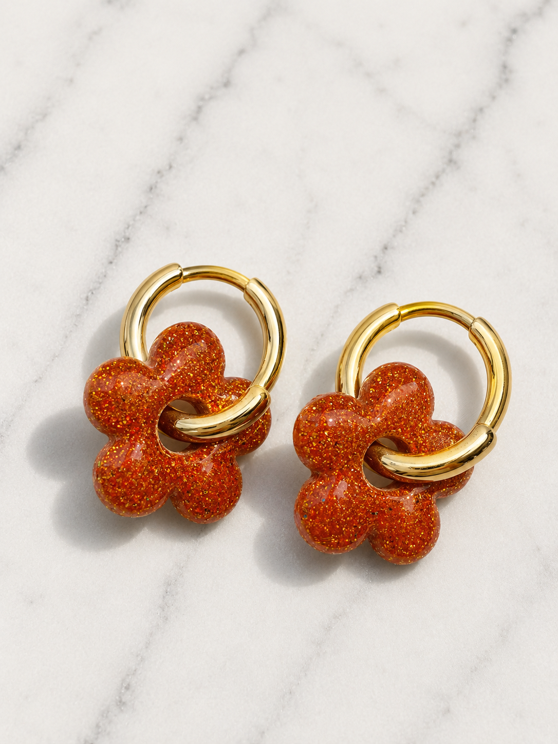 Flower Charms | Earring Charm Bar | charms ONLY *hoops not included*