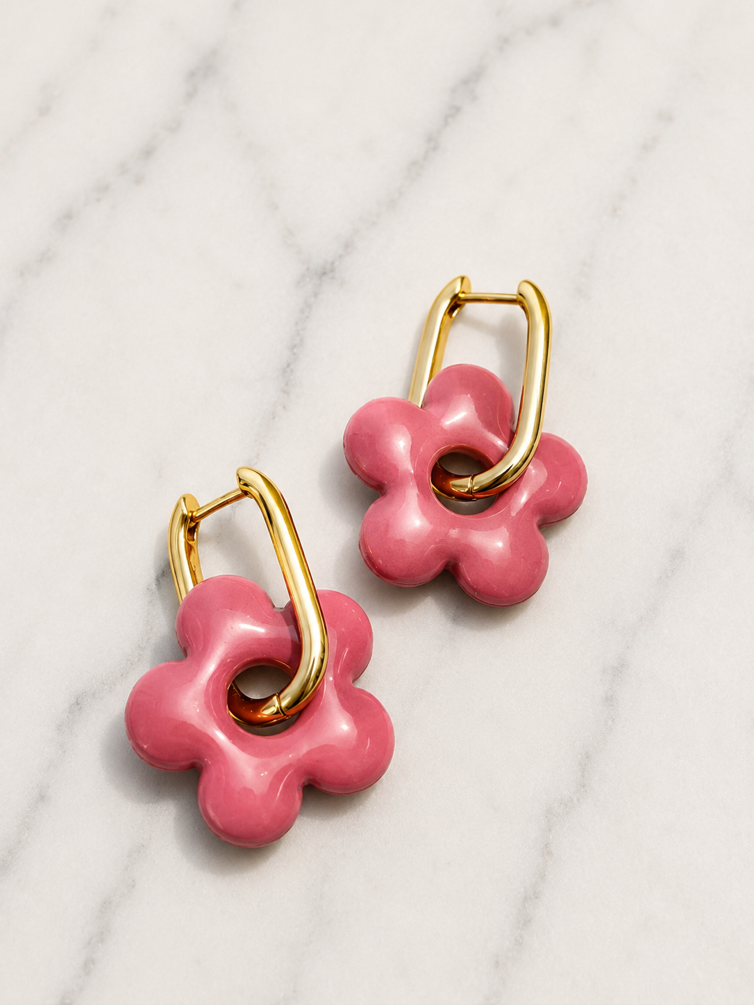 Flower Charms | Earring Charm Bar | charms ONLY *hoops not included*