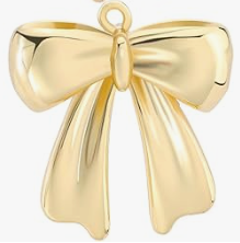 Bow Charm 18k Gold Filled, *CHARM ONLY