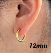 CLIP-ON Stainless Steel Hoops