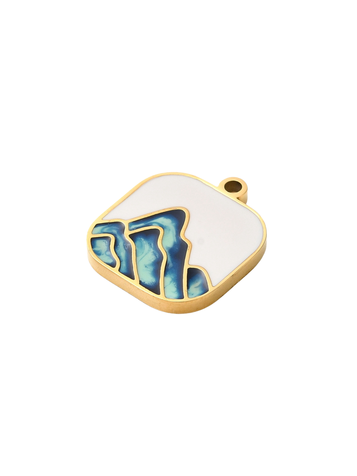 Gold Mountain Range Pendant Charm | Charm Collection