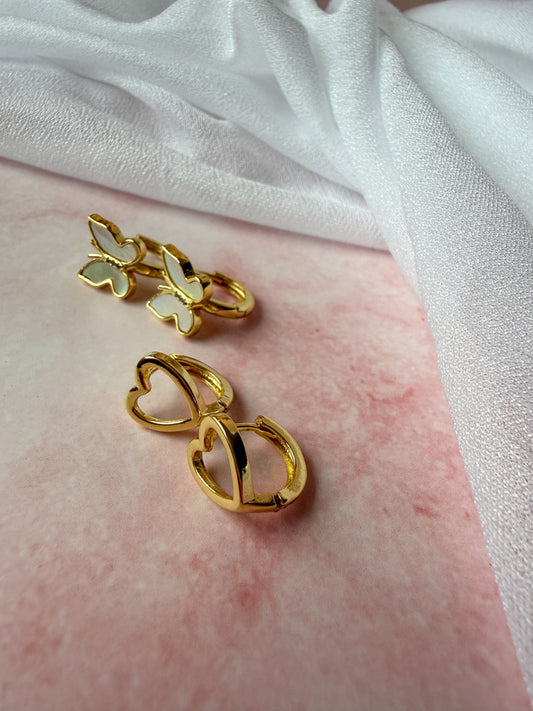 Gold Filled Hoops| isn't it Romantic