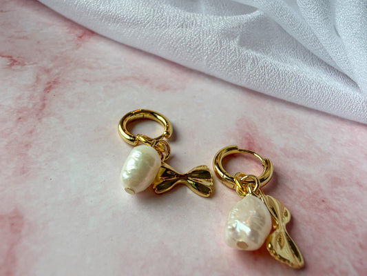 Pasta Hoop Charms 18k Triple Gold Plated| isn't it Romantic